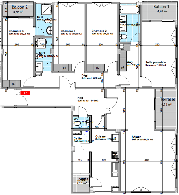 Appartement T5